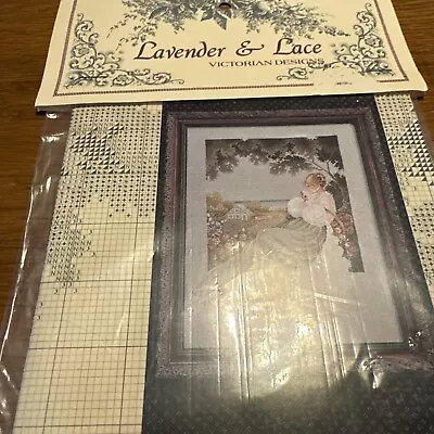 Lavender & Lace Marilyn Leavitt Imblum Cross Stitch Chart Lady Of The Thread • £8