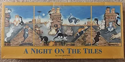 Linda Jane Smith Night On The Tiles CATS Jigsaw Puzzle Set. 1x1000 & 2x500 • £6