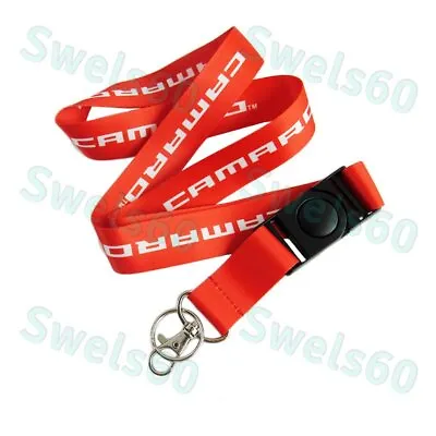 Keychain Quick Release For Chevrolet Red Camaro RS SS Z28 Lanyard Neck Key Chain • $6.23