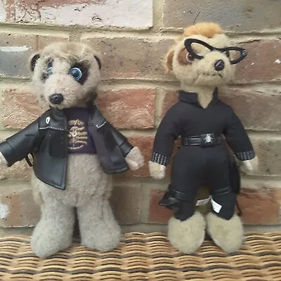 2 X Meercat Soft Toys Vassily And Agent Maiya Official Excellent Condition  • £9.95