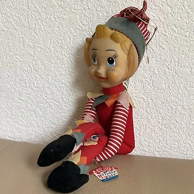 1963 Vintage Holiday Fair Tall Peter Pan Pixie Elf Knee Hugger Japan With Tag • $50