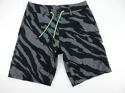 Mens 33 Oakley Tiger Stripe Gray Black Camo Board Shorts • $26