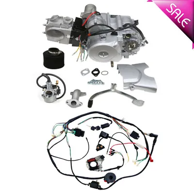 125cc Engine Motor Kit Semi Auto Reverse Electric Start ATV GO KART 4 Wheeler • $419.99