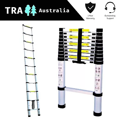 3.2m Portable Telescopic Roof Top Tent Ladder With Carry Bag RV Parts Motor Home • $90.21