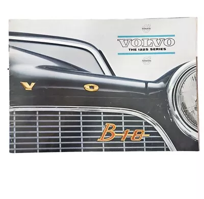 Original 1963 Volvo 122 S Series Sales Brochure 63 Sedan Station Wagon • $35