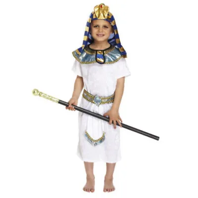 £10.95 • Buy Boys Egyptian Pharaoh World Book Day Fancy Dress Costume To Fit Age 10-12 Years