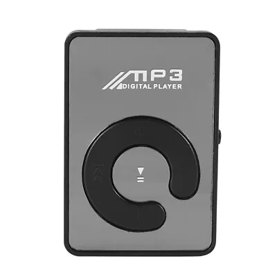  Mirror Clip USB Digital Mp3 Music Player Support 8GB  TF Card Black M3R3f • $2.99