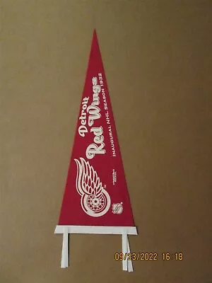 NHL Detroit Red Wings Inaugural NHL Season 1932 Mitchell & Ness Hockey Pennant • $40