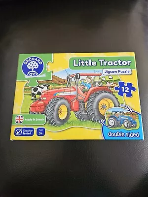 £5.50 • Buy Orchard Toys Jigsaw Double Sided Little Tractor 12 Pieces New