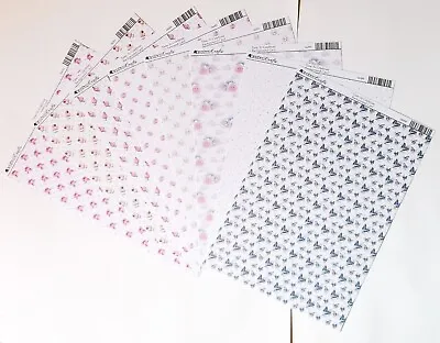 8 X A4 Kanban 'Time To Celebrate' Printed Card - Variety Pack - 20p Each (828) • £1.60