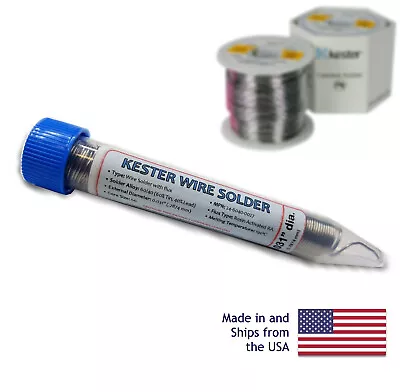 125 Inches Of  60/40 Tin Lead Solder .032 Dia  Low Melt Kester Resin Core • $6.74