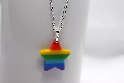 Rainbow Star Pendant Necklace • £3.20