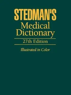 Stedman's Medical Dictionary By Lippincott Williams & Wilkins Staff And... • $8.99