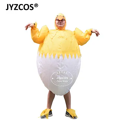 £40.20 • Buy Inflatable Chick Costume Fancy Dress Fat Suit Easter Mascot Chicken Cosplay
