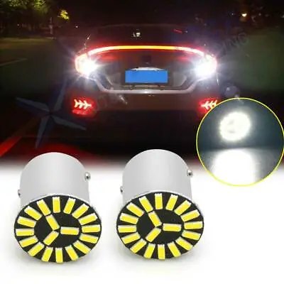 White 1156 BA15S P21W 7506 LED Backup Reverse Light Bulb For MINI Subaru Nissan • $8.99