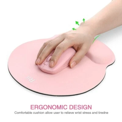 £4.50 • Buy Rii JP600 Mouse Pad With Wrist Rest Ergonomic Gaming Pad With Gel Wrist Support