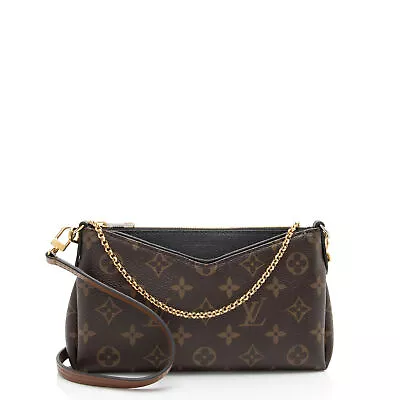 Louis Vuitton Monogram Canvas Pallas Clutch • $980