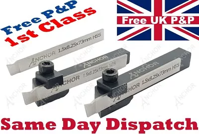 Small Mini Parting Off Tool Clamp M2 HSS Blade To Suit Myford Lathe 6mm 8mm 10mm • £10.99