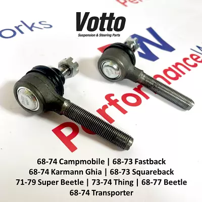 Votto Tie Rod End Front Left Right Pair For VW Transporter Beetle Fastback Thing • $27