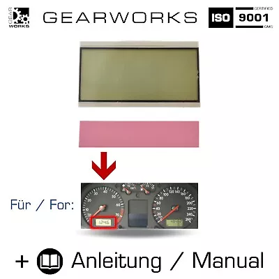 Display Digital Watch For VW Golf 4 MK4 Instrument Cluster Watch LCD Repair • $33.43