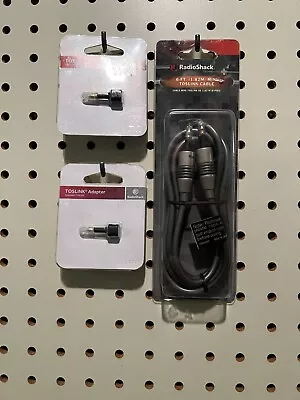 Toslink Assortment 1 6ft Mini Toslink Cable And 2 Toslink Adapters • $5