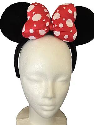 DISNEY PARKS 1 Minnie Mouse Red PolkaDot Bow & Ears & 1 Put Nose & Mouth Game • $25.99