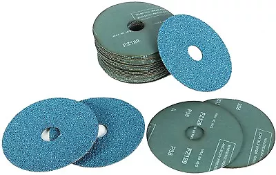 Zirconia Resin Fiber Disc 5  X 7/8  Tear-Resistant Fiber Backing Pack Of 25 • $23.49