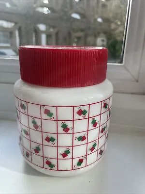 Vintage Milk Glass Canister  • £12