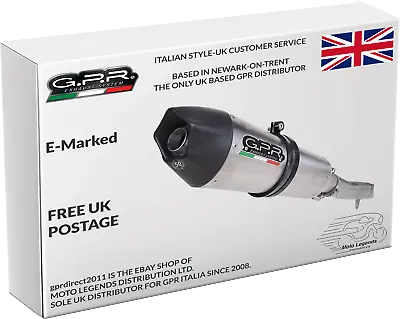 MOTO GUZZI GRISO 1100 2005/08 EXHAUST GPR Titanium GP Anniversary Slip-On • $412.56