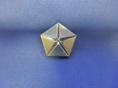 NOS Mopar Pentastar Emblem SILVER Fender Badge Dodge Plymouth Chrysler Pentastar • $12.95