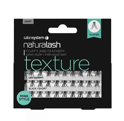 Salon System Naturalash Texture Individual Lashes Short (Mink Style) • £4.85