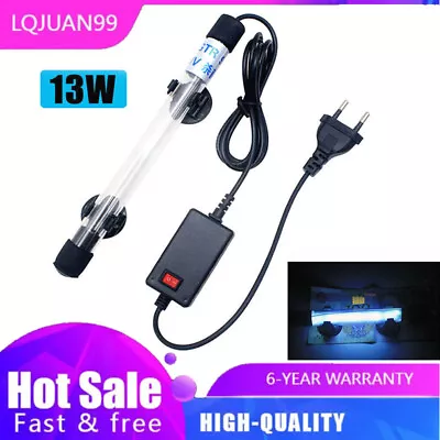 Aquarium Submersible UV Light Sterilizer Clean Fish Tank Germicidal Filter Pump • £12.92