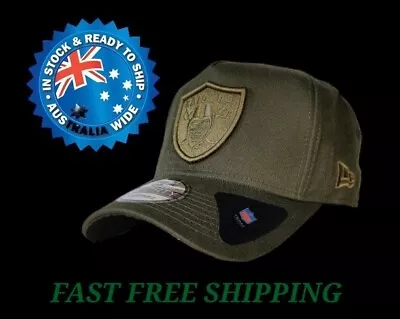 Oakland Las Vegas Raiders Nfl New Era 9forty Army Green Snapback Cap Hat La • $35