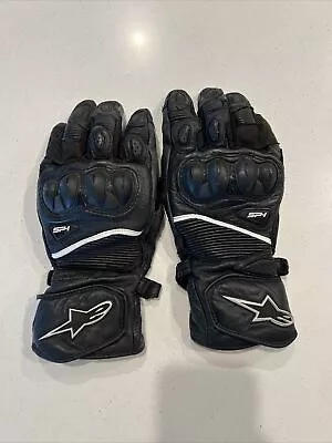 Alpinestars SP-1 V2 Leather Mens Motorcycle Gloves Extra Large  3301-3463 • $42