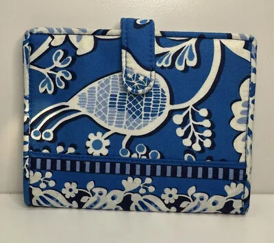 Vera Bradley Passport ID Wallet In Blue Lagoon Pattern • $14.99