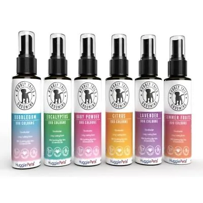 HugglePets Dog Cologne Grooming Spray Bubbly Tails Pet Deodorant Scented Perfume • £9.99