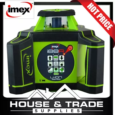 Imex Rotating Laser Level 600m RED BEAM Horizontal & Vertical I88R • $1799