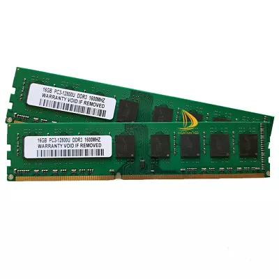 Only For AMD Kits 2x 16GB 2Rx4 PC3-12800 DDR3 1600 MHz CL11 Desktop Memory RAM $ • £25.19