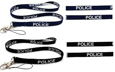 Police High Quality Lanyard Neck Strap Ideal For Mobile Id Key Ipod Holder • £2.65