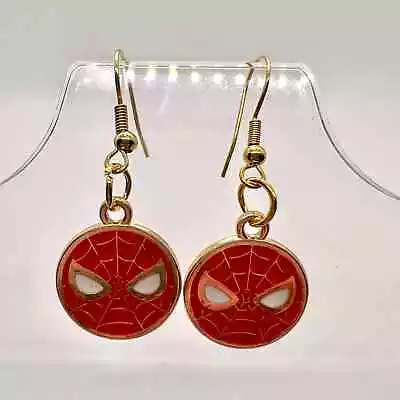 Spider Man Earrings - Super Hero Earrings - Marvel Earrings - Character Earrings • $6.99