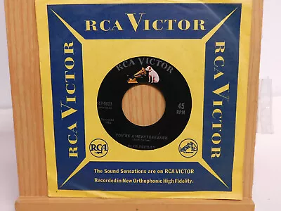 Elvis Presley RnR 45 Milkcow Blues Booge Bw You're A Heartbreaker On RCA Victor • $10