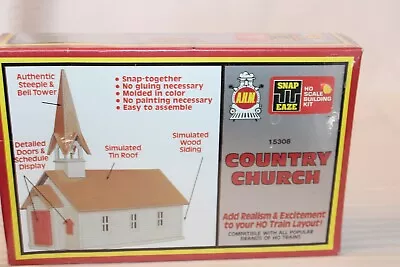 HO Scale AHM Country Church Kit  #15308 BNOS Sealed Box • $25