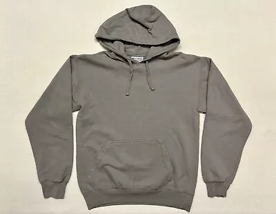 Champion Sweatshirt Mens Small Gray Hooded Pullover Sweater Classic Adult • $7.98