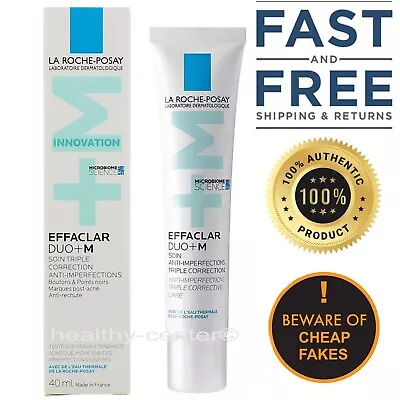 La Roche Posay Effaclar Duo+M Face Cream For Blemishes & Acne 40ml Exp: 06/2026 • $24.99