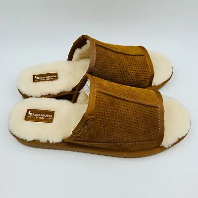 Koolaburra By Ugg Dawsen Slippers Faux Fur Comfort Slip On House Shoes Men's 13 • $44.95