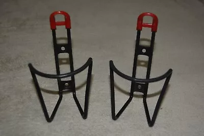 Vintage Blackburn Water Bottle Cage Set (2) - Black & Red (no Cracks On Plastic) • $24.99