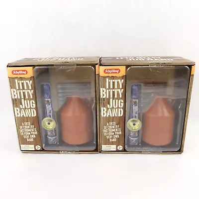 Schylling Itty Bitty Jug Band Country Instruments 2x Washboard Tin Kazoo Jug Lot • $34.97