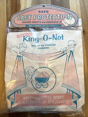 Vintage King-O-Net Mosquito Net Carriage Canopy Style C-1 - NIP Mousley • $19.99