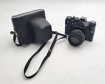 USSR / CCCP Zenit 12XP SLR Camera W/ Leather Case • £143.60