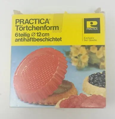 Set Of 6 Practica Fluted Tart Molds From Germany Non-stick Metal Still In Box  • $9.99